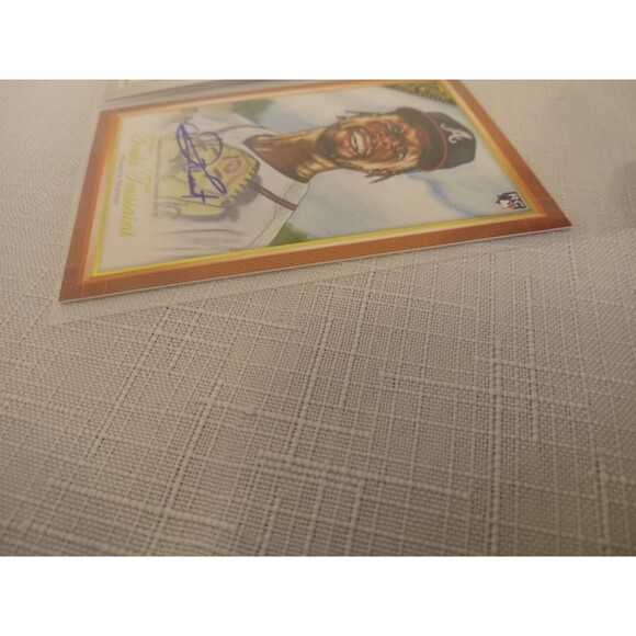 (2) 2019 Topps Gallery #75 Orange Touki Toussaint Rookie Autograph /25 + Regular - Picture 2 of 7